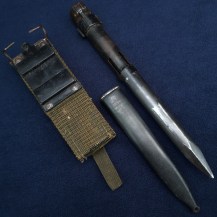 Argentine Type C Socket Bayonet for the FN FAL with Tempex Frog Falklands War 4